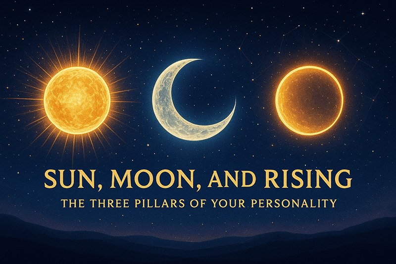 Sun, Moon, and Rising: The Three Pillars of Your Personality Sun, Moon, and Rising: The Three Pillars of Your Personality